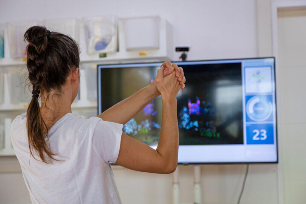 Biofeedback mit Kinect